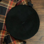 Wool Blend Felt Tam O'Shanter - Scottish Bonnet, Beret Hat - Now in 5 Colors!