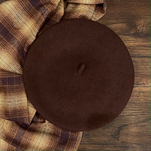 Wool Blend Felt Tam O'Shanter - Scottish Bonnet, Beret Hat - Now in 9 Colors!