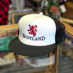 Rampant Lion Scotland Embroidered Foam Mesh Back Trucker Hat - Multiple Customizable Options