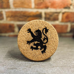 Scotland Inspired Laser Engraved Cork Coasters