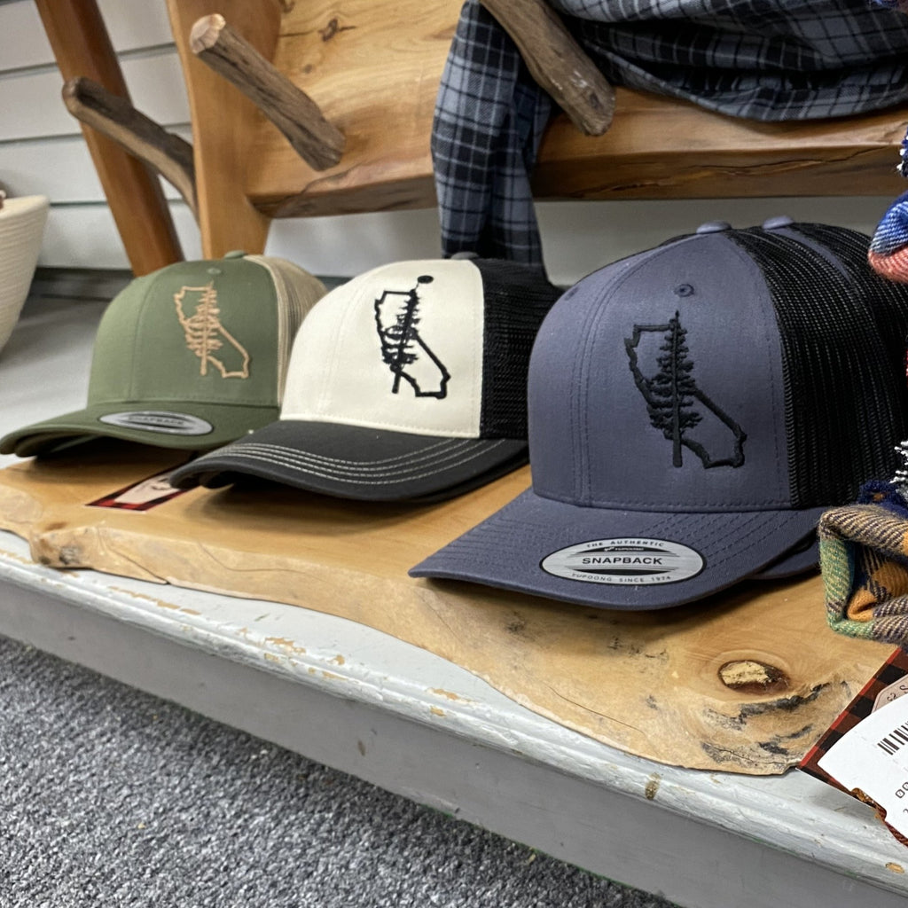 CA Tree Logo Trucker Hat Paradise Strong