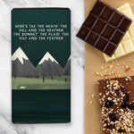 Here’s Tae the Health Isle of Skye Sea Salted Caramel Milk Chocolate Bar