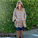 Hooded Poncho - Outlander Clan MacKenzie Inspired Tartan Hoodie