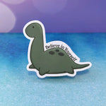 Cute Baby Nessie Believe in Yourself" 3" Sticker