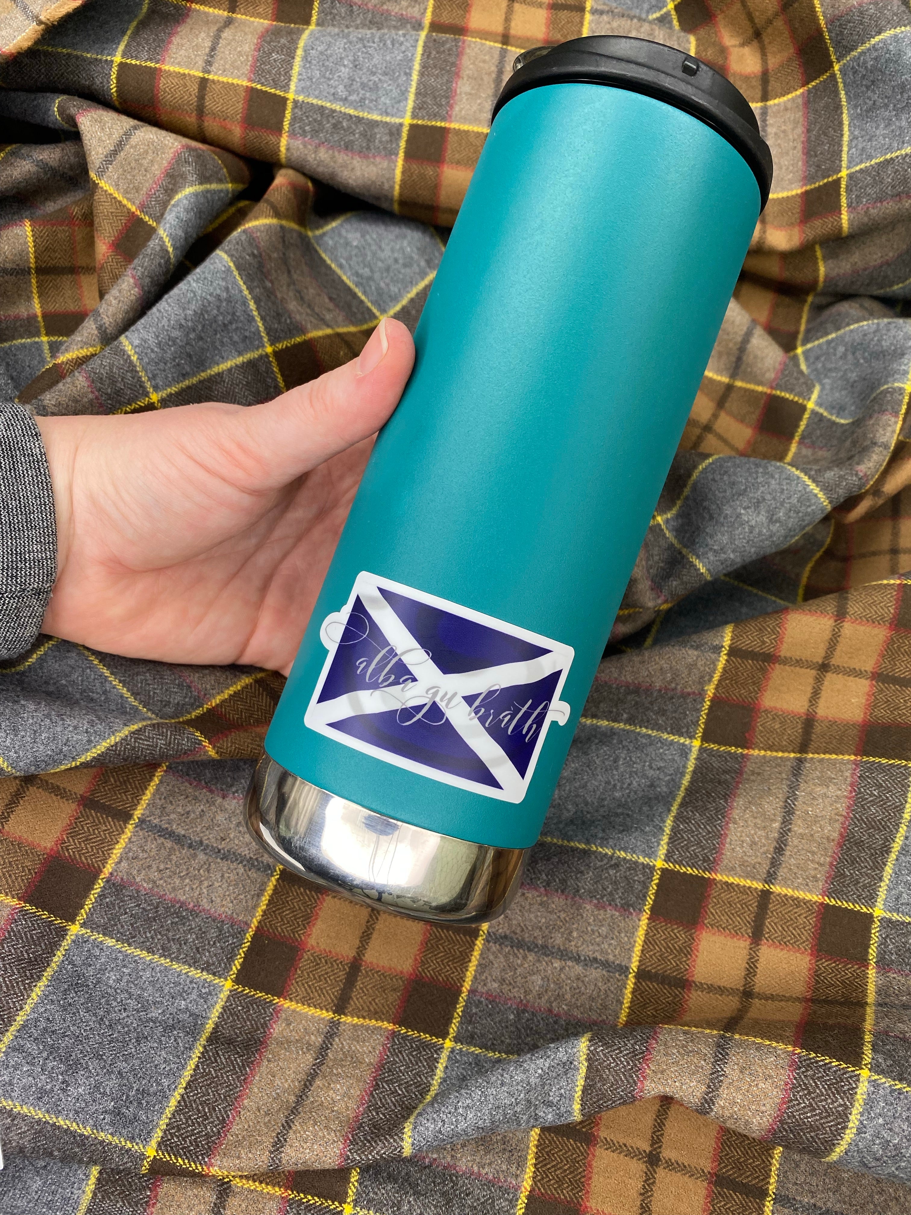 Alba Gu Bràth Scottish Saltire Flag Sticker