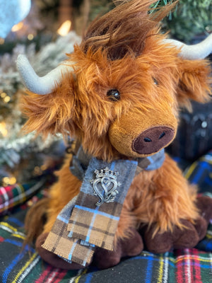 Scottish Highland Cow Soft Stuffed Plush Toy