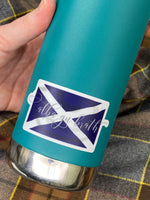 Alba Gu Bràth Scottish Saltire Flag Sticker