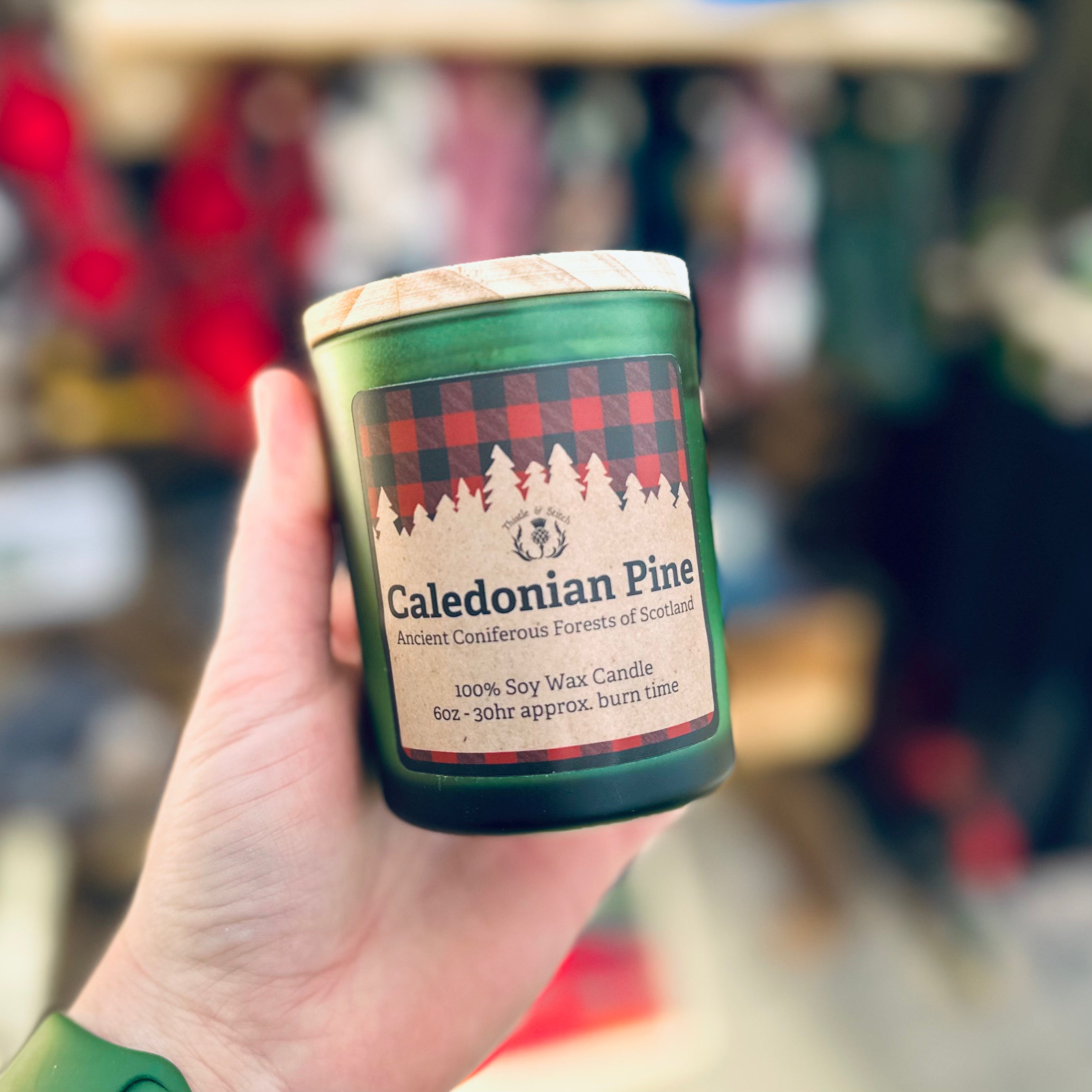 Caledonian Pine Scented Candle - 6oz 100% Soy Wax