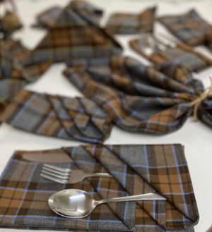 Outlander Inspired Cotton Cloth Napkins - Set of 2 Napkins