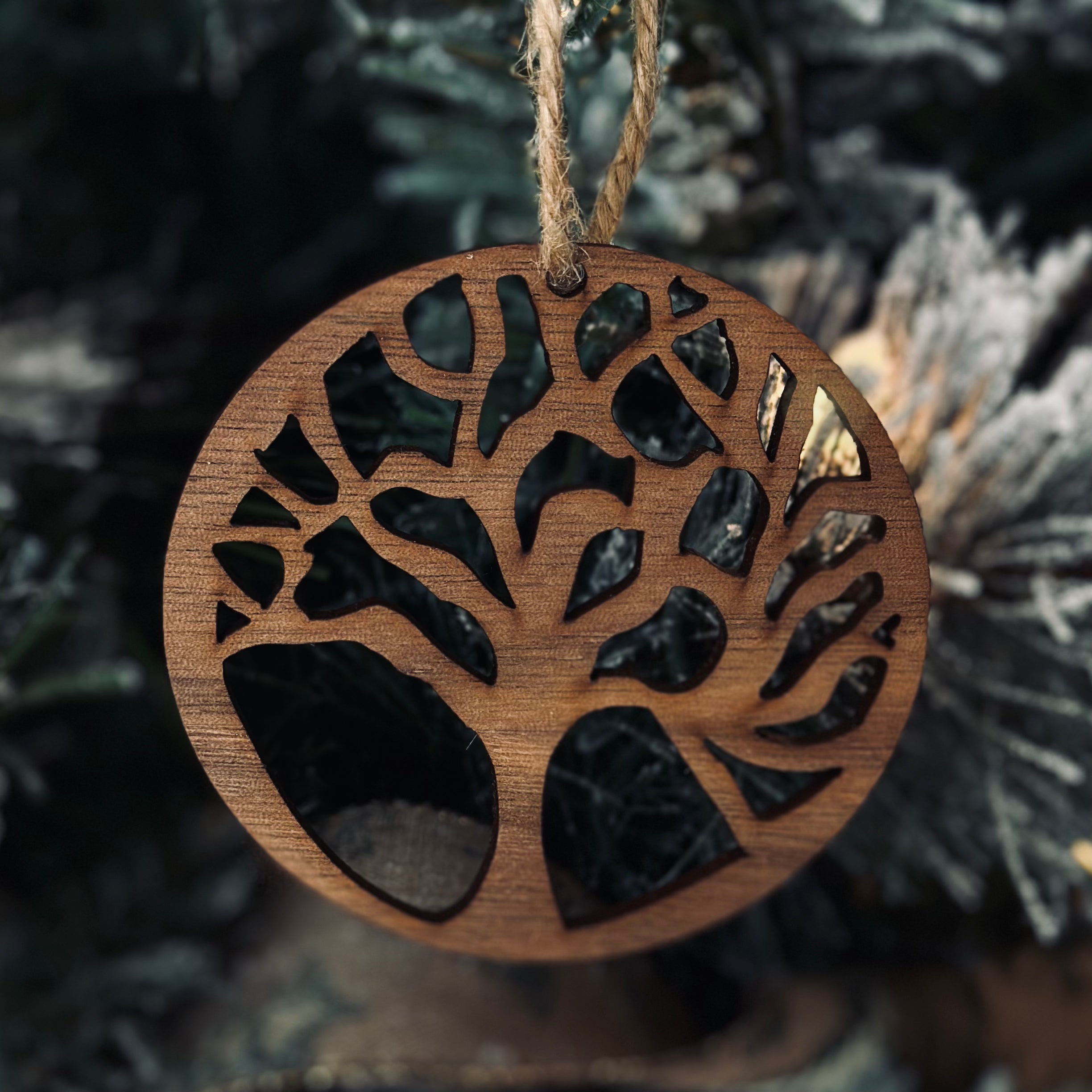 Scottish Thistle - Wooden Ornament Collection by Acorn & Fox