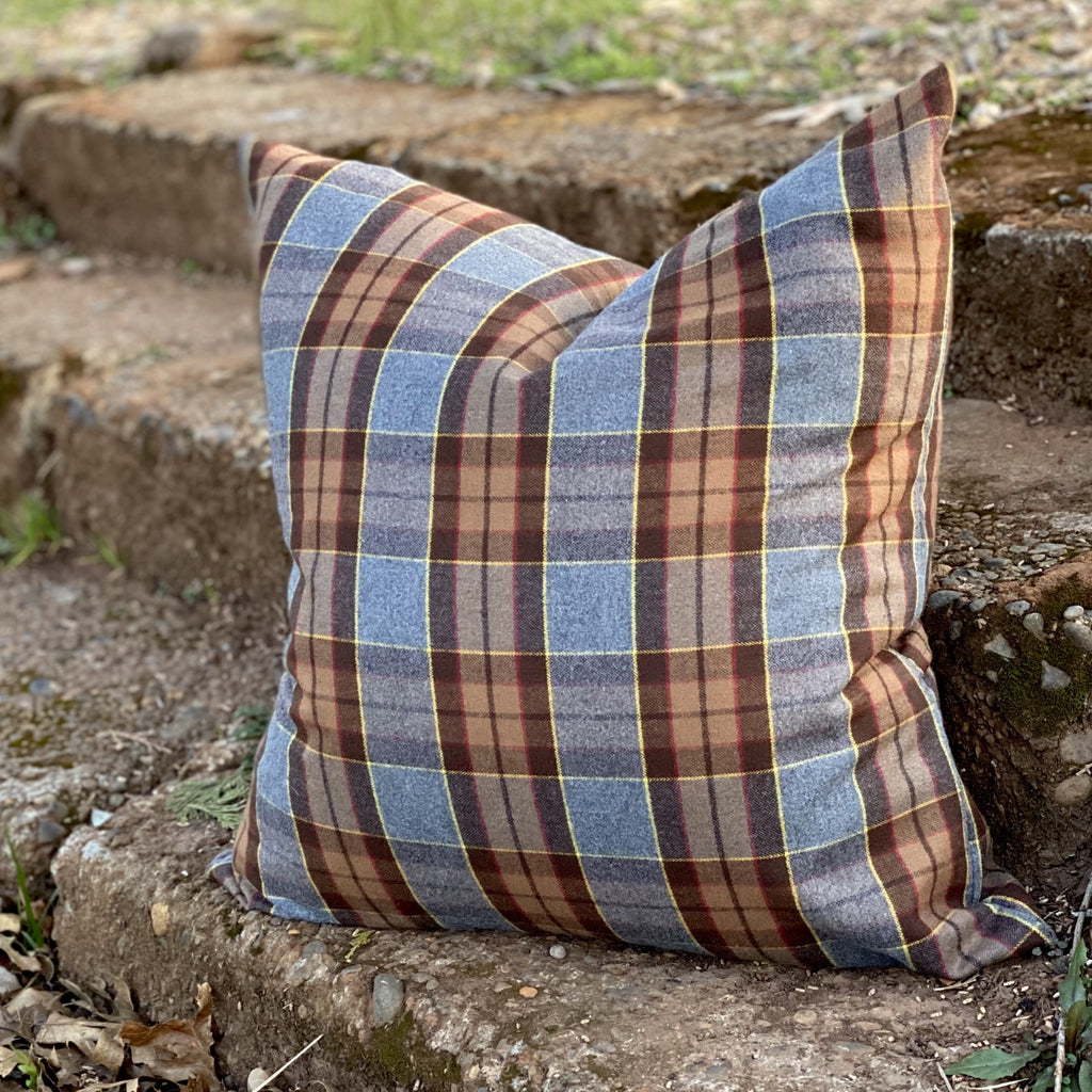 Outlander Inspired Tartan Cotton Flannel Envelope Pillowcase