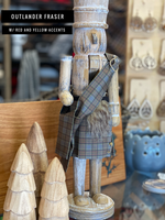 Kilted Outlander Inspired Nutcrackers - Jamie and Claire Options!