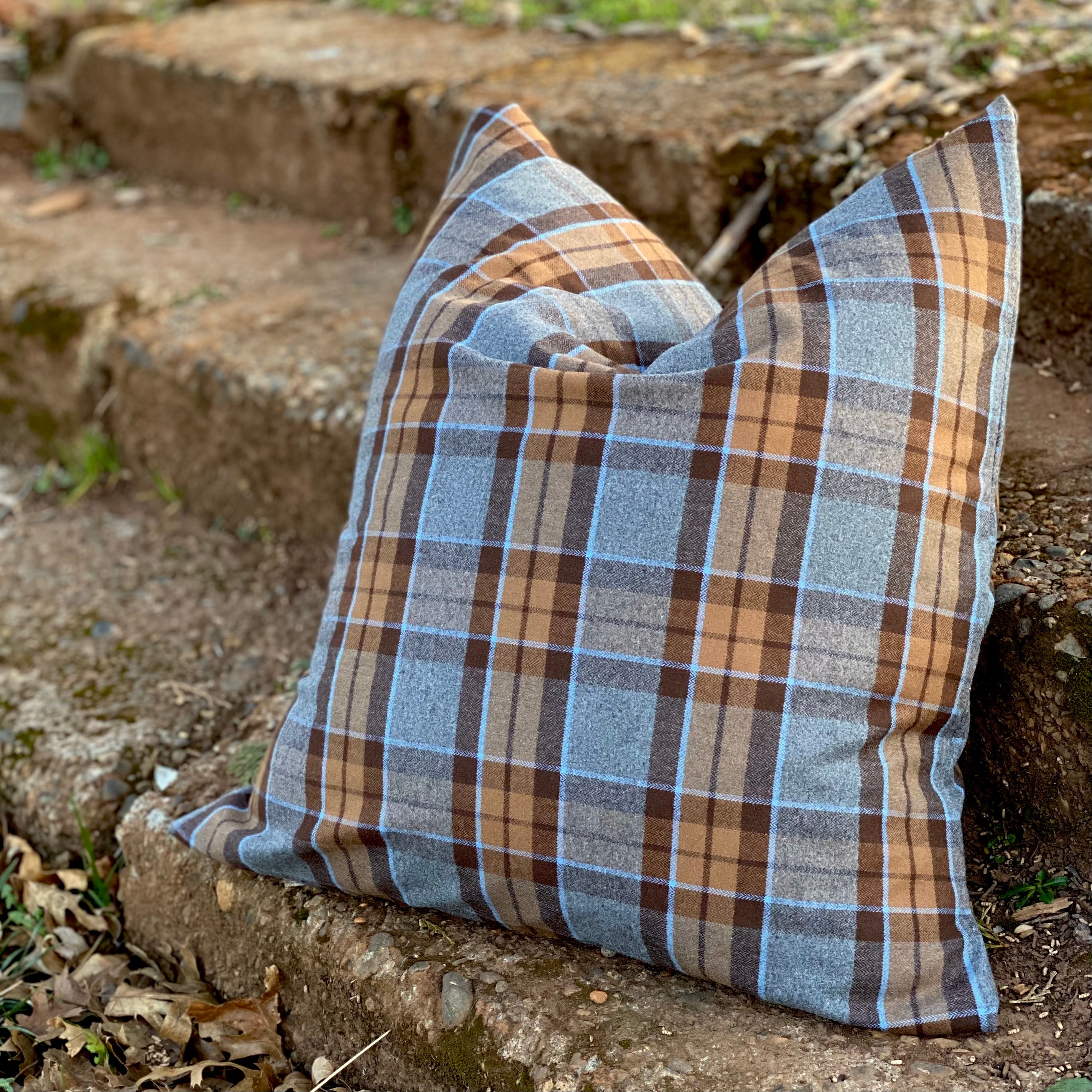 Outlander Inspired Tartan Cotton Flannel Envelope Pillowcase