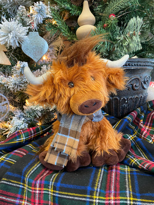 Angus the Heilan Coo - Highland Cow Stuffed Animal Plushie