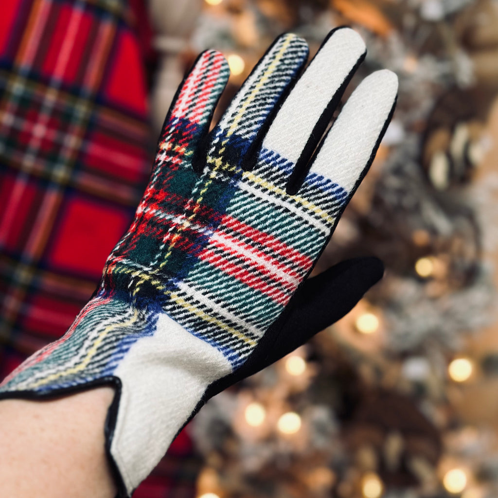 Dress Stewart Tartan Plaid Touchscreen Gloves